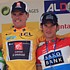Frank Schleck auf dem Schlusspodest von Paris-Nizza 2009